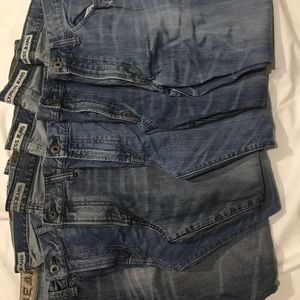 Lot of 6 Men’s Express Denim Jeans